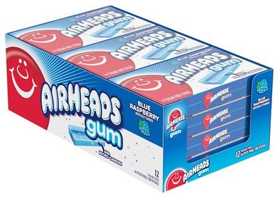 Candy, Chewing Gum, Blue Rasberry Flavor, Sugar Free, Xylitol, 14 Sticks per Pac