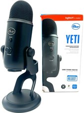 Logitech Blue Yeti USB Microphone Black Sealed Studio Mic Fast Ship 🇨🇦