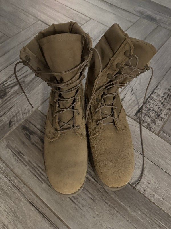 Brown Tactical Boots Waterproof Thermal Insulated Unisex Adults US 10 Wide