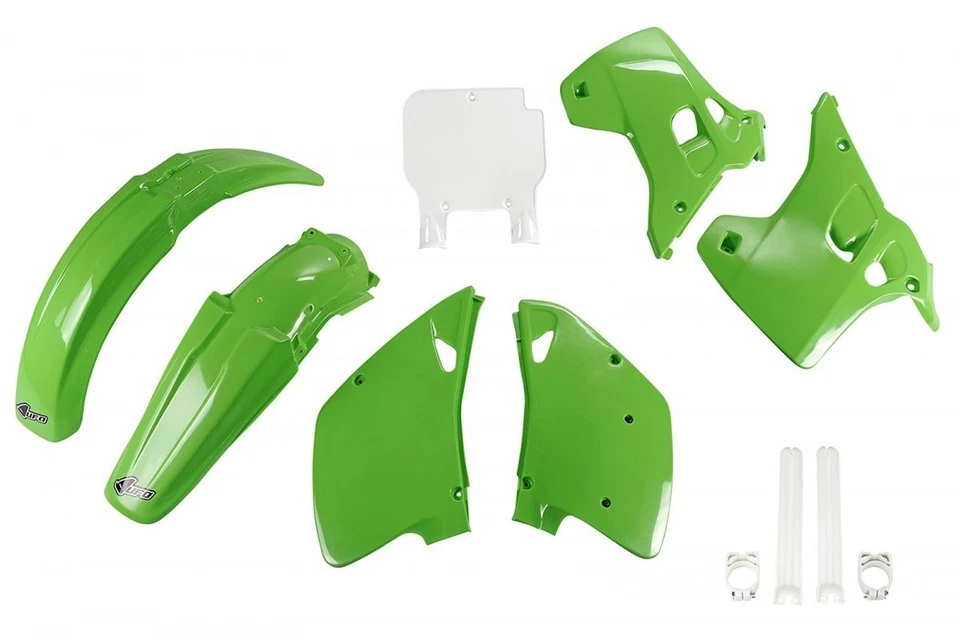 Kit plastique complet UFO avec protection de fourche Kawasaki KX 125/250 '93 ... - Photo 1/1