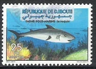 DJIBOUTI Shark restricted issue all VF Postally used HCV