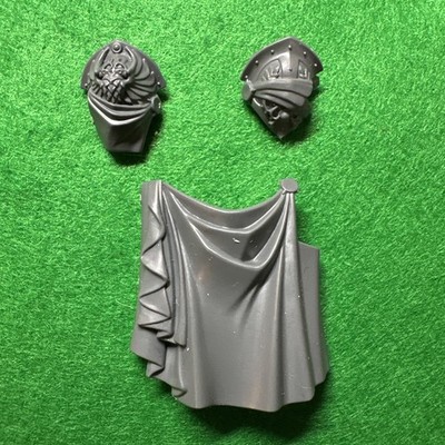 Warhammer 40k Adeptus Custodes Custodian Warden Captain Cape Pads Pad Bits GW  