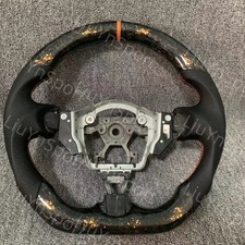 Orange Flake Forged Carbon Fiber Steering Wheel For 370z Fx35 Fx37 Qx70 08-20