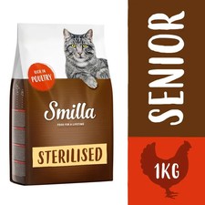 Smilla Sterilised With Poultry Balanced  Senior Dry Dog Food 3 x 1kg*NEW 6.32 per kilo