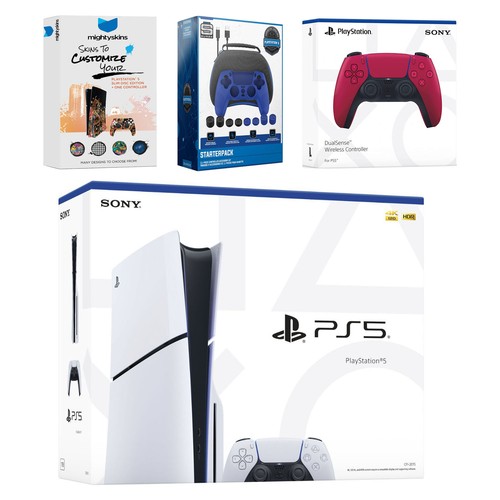 Sony PlayStation 5 Disc + Extra Controller + Accessory Kit vista 2