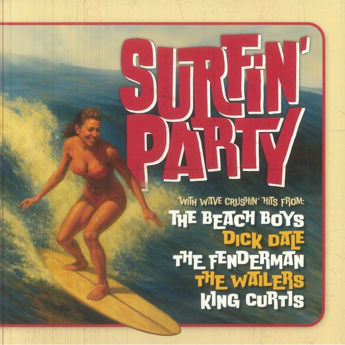 VARIOUS - Surfin' Party - CRYSTAL CLEAR & BLUE VINYL LP - Image 4