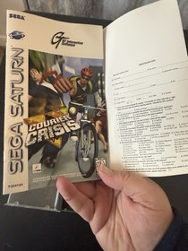 Courier Crisis (Sega Saturn, GT Interactive Software) Manual & Reg Card Included