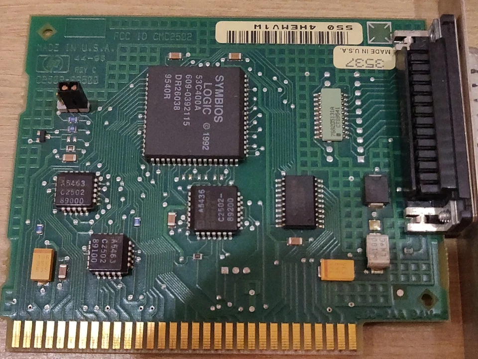 HP C2502-66500 ISA ScanJet Scanner Controller Interface Card / Board - Image 2 of 4