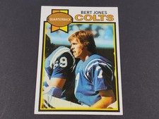 1979 TOPPS FOOTBALL #220 BERT JONES HIGH GRADE NR MINT + BEAUTIFUL