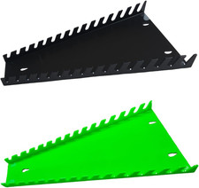 2pcs Wrench Organizer Tray 16-slot Each Wrench Rack Tray Fits Sae 14 To 1-1