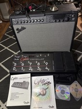 FENDER CYBER TWIN AMP WITH FENDER CYBER FOOT CONTROLLER IN EXCELLENT CONDITION!