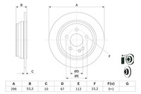 2X Bosch 0 986 479 138 Bremsscheibe FüR Mercedes-Benz