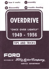 1949-1956 Ford Overdrive Supp Factory Shop Service Manual