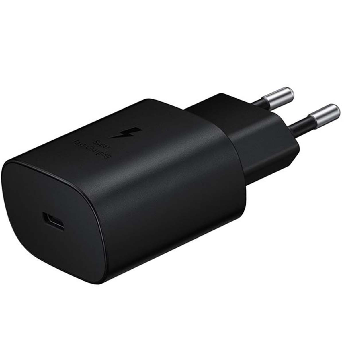 Adaptateur compact USB-C 25W blanc avec finition premium