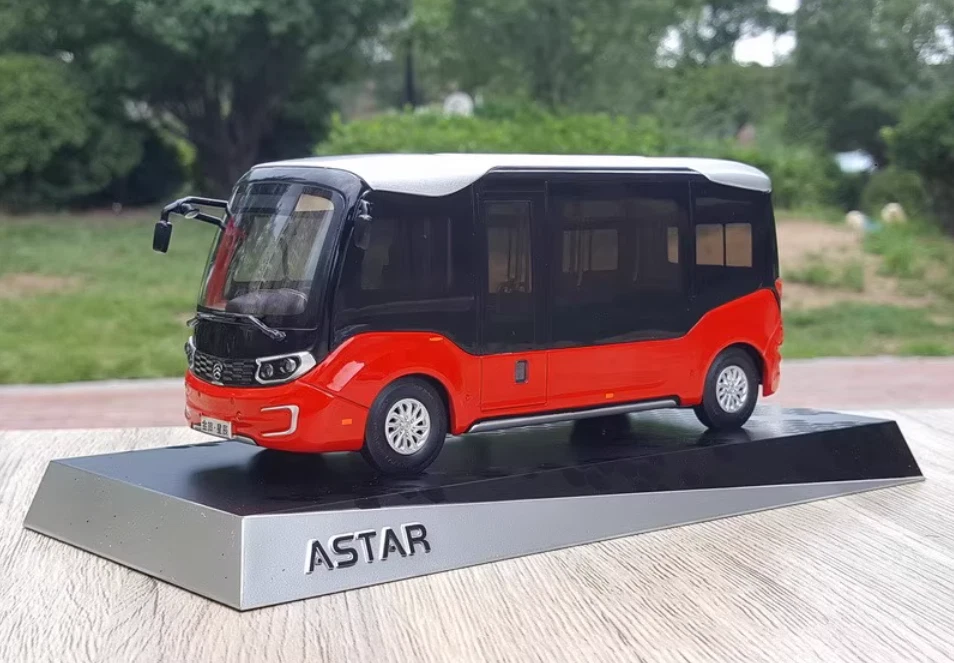 1:32 Astar Unmanned Driving Smart Bus Pure Electric New Energy Diecast Model - Image 2 of 4