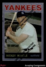 1996 Topps Mantle Finest #14 Mickey Mantle 1964 Topps HOF YANKEES