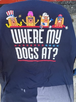 Cleveland Guardians ''Where My Dogs At?'' Hotdog SGA XL T-Shirt 7/3/26 XL