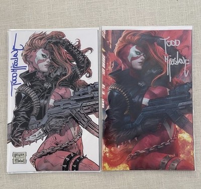 She-Spawn McFarlane & Artgerm SDCC Whatnot Set SIGNED by Todd LE 750