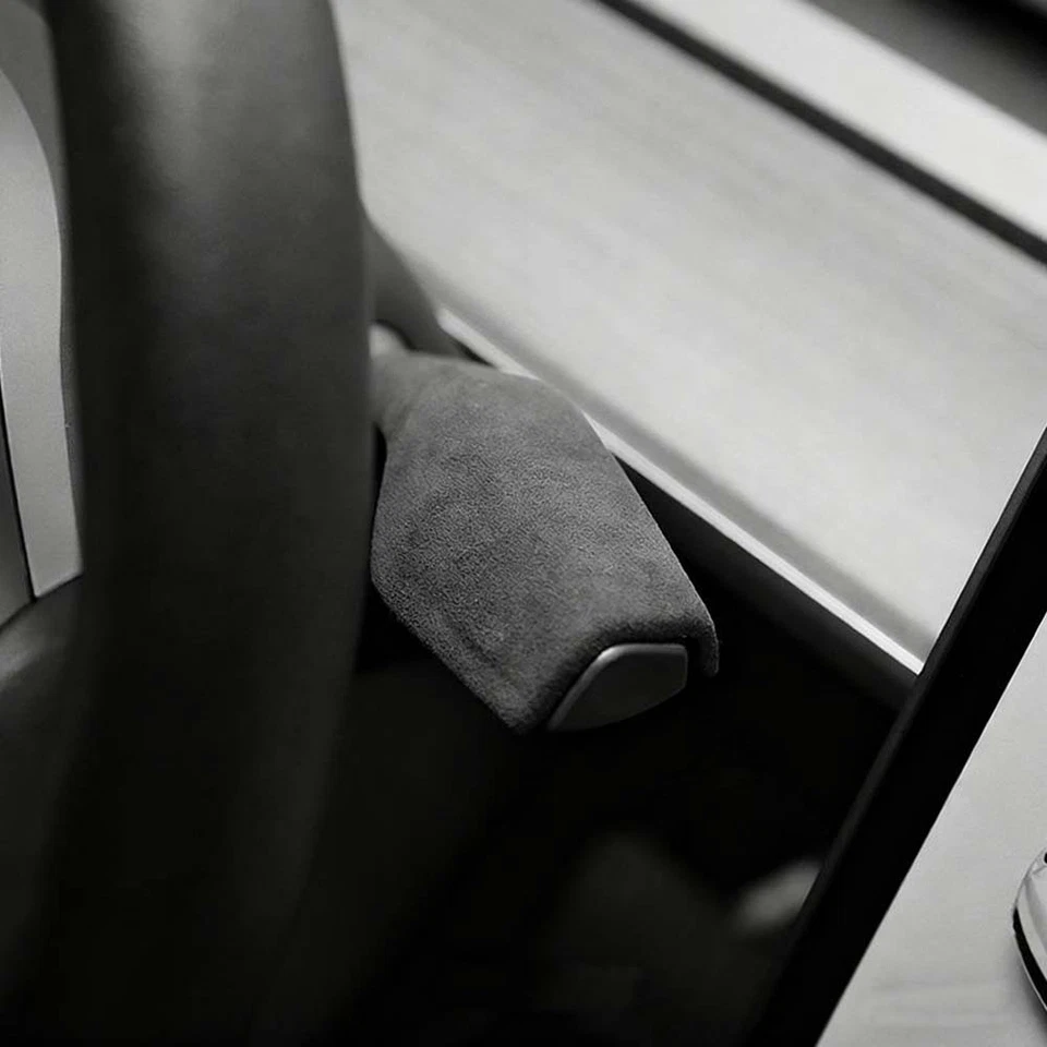 易于安装麂皮绒特斯拉型号 Y 桨变速器贴纸 f 易于内部升级 — 第 4/4 张图片