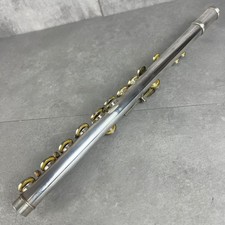 SANKYO Silver Sonic Flute Silver Body Used With Hard Case