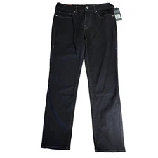 True Religion Mens Geno Relaxed Slim Black Jeans NWT 32 32