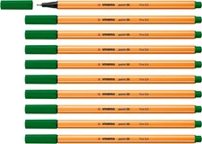Fineliner Point 88 - Pack of 10 - Green