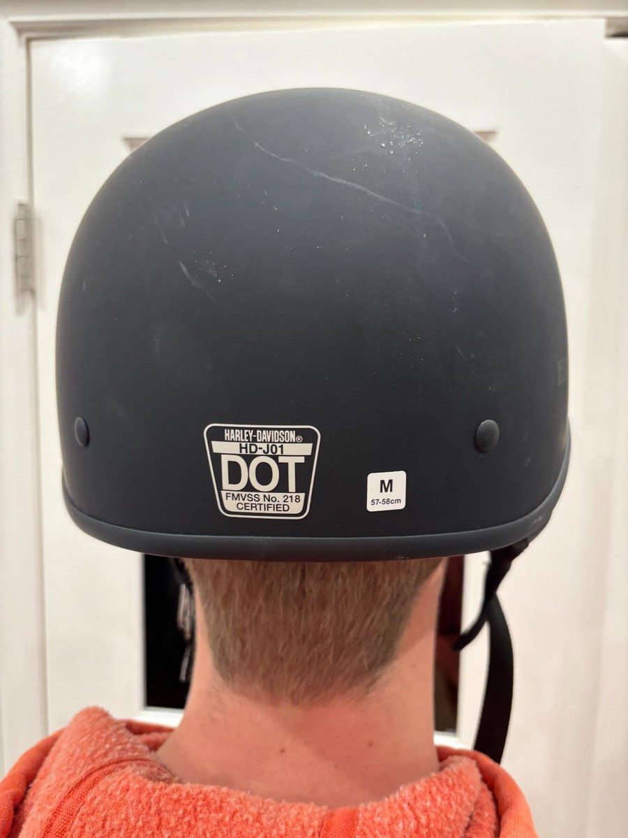 Harley-Davidson Overdrive Low Profile 1/2 Helmet - Men's Medium | eBay