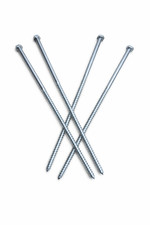 Heavy-Duty Sleeper Screws 8 x 260mm (10in) Zinc-Plated Hex Head Lag Bolts Wood