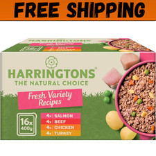 Harringtons Complete Wet Tray Grain Free Hypoallergenic Adult Dog Food 16x400 G 3.33 per kilo