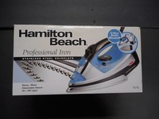 Hamilton Beach Professional Iron With Box And Manual. 178. # 14710. Pre-Owned VG