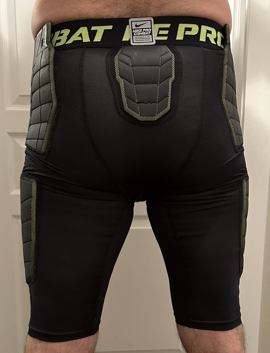 LARGE Nike Pro Combat Hyperstrong Hard 5 Plate Football Girdle Pants