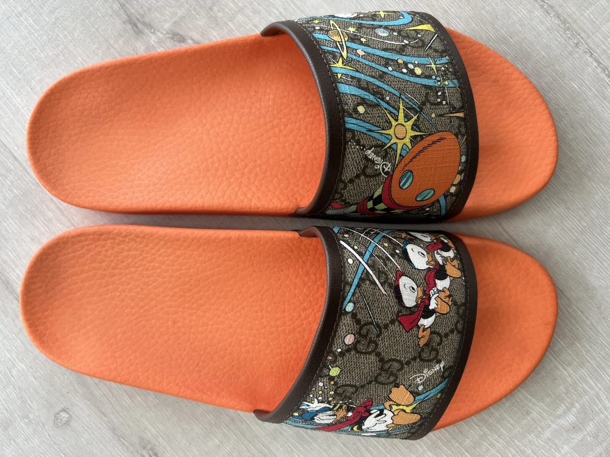 Donald duck gucci slides sale