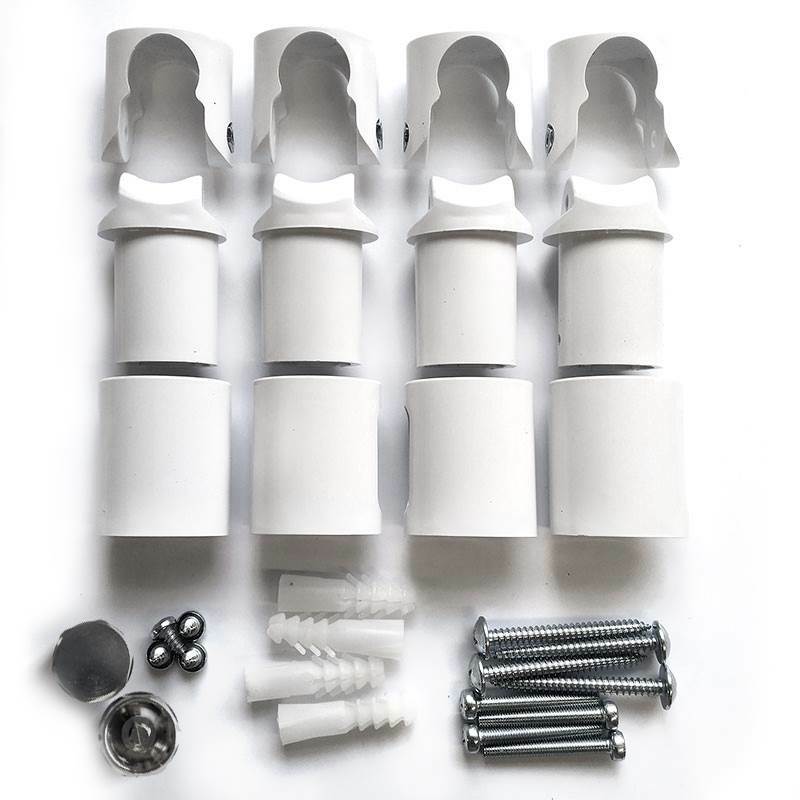 Replacement White Clamp 19,22 Or 25mm Brackets for Heated Towel Rail  Radiators