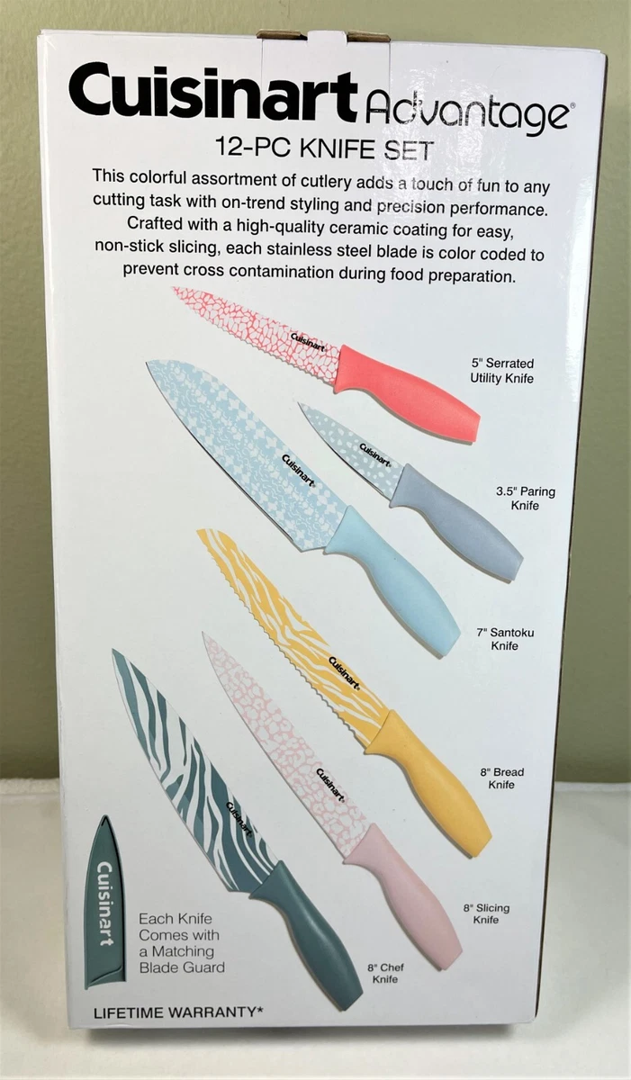 Zebra Print Knife Set