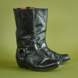 mens vintage biker boots