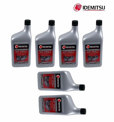 Set Of 6 Quarts Automatic Transmission Fluid Type J For Kia Mitsubishi Nissan Ebay