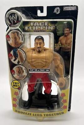 Jakks Pacific WWE Face Flippin Fighters Eddie Guerrero Action Figure 2005 NEW
