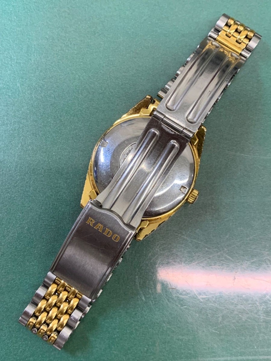 時計 OMEGA RADO watches junk Junk RADO Watch Vintage Mechanical Manual Gold Plated