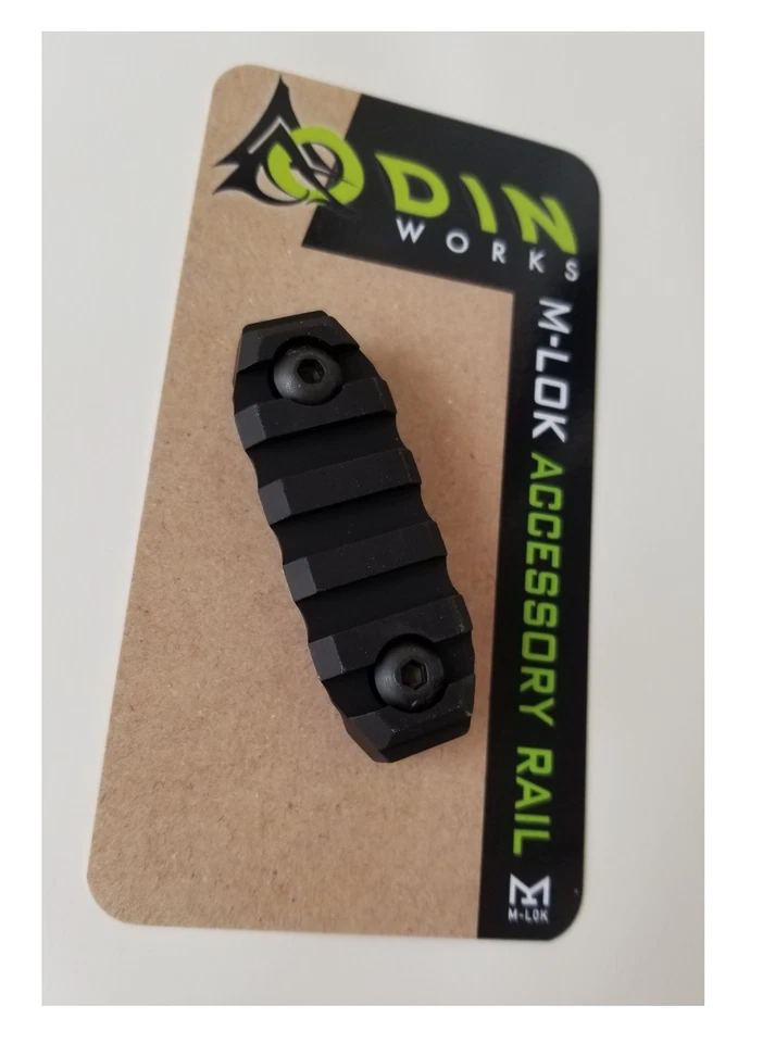 ODIN Works - M-LOK MLOK 5 ranuras riel accesorio - NEGRO - # ACC-FE-ML-5 - NUEVO  Foto 3 de 4