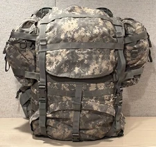 US MILITARY MOLLE II Large Rucksack, Complete, Frame, Sustainment Pouches, ACU