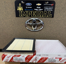 2010-2015 TOYOTA PRIUS 1.8L 2ZRFXE ENGINE AIR FILTER AND CABIN FILTER OEM