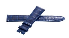 Genuine Chopard 17mm x 14mm Blue Alligator Watch Band Strap 070B0201-0141