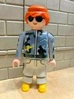 Playmobil modern man character baggy tagger 08C - for custom rare vintage