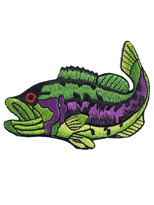 Gravity Threads Assorted Patches - Bass Fish