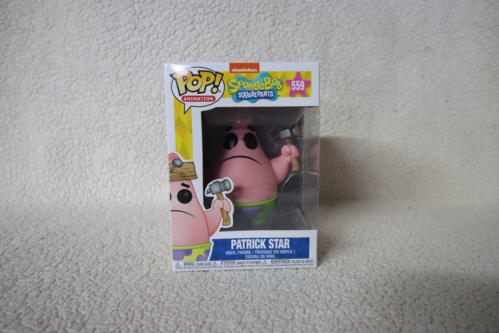 Funko Pop! Vinilo: Bob Esponja Pantalones Cuadrados - Patrick Star #559