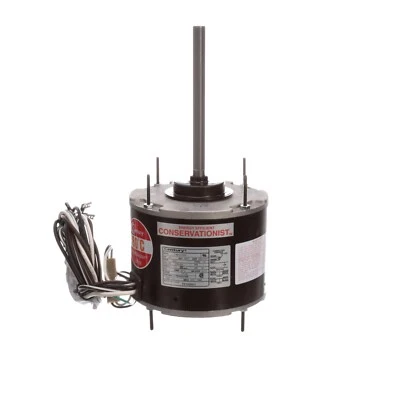 Century FE1008SU Condenser Fan Motor, 1/8 HP, 1 Ph, 60 Hz, 208-230 V, 825 RPM