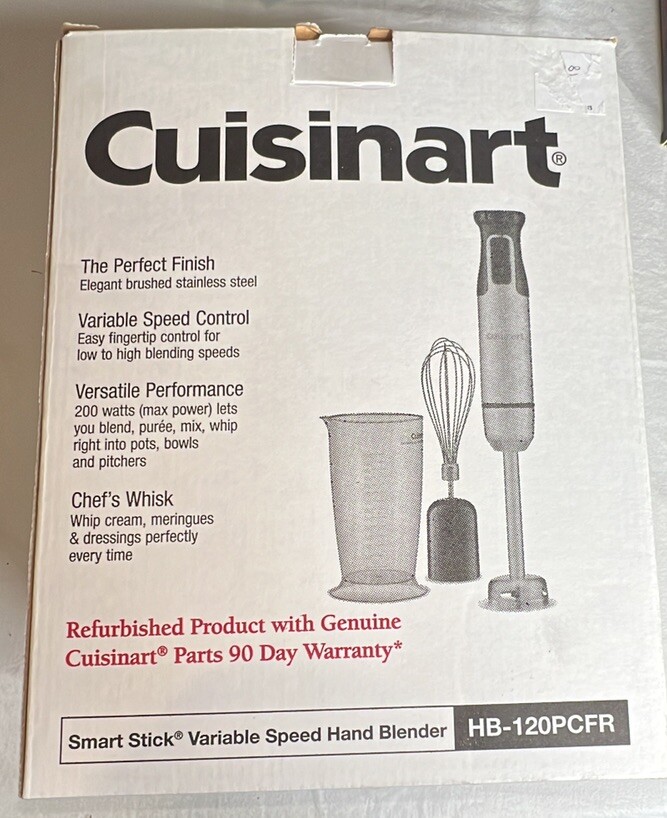 Cuisinart HB120PC Smart Stick Variable Speed Hand Blender for sale
