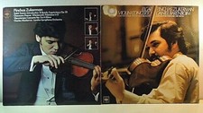 Pinchas Zukerman. 2LPs Saint-Saens Mackerras, CBS 72828 + Elgar Violin CBS76528/