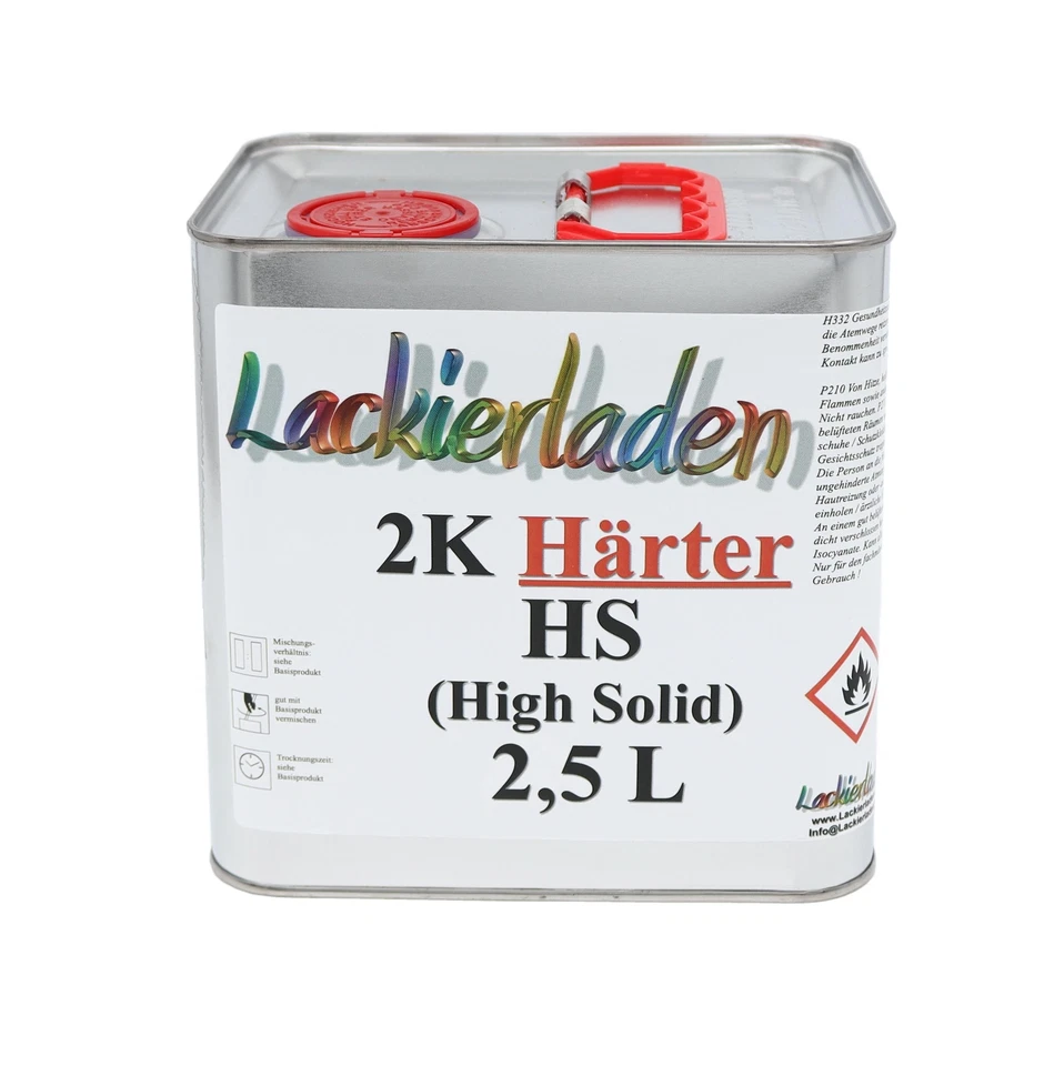 SET 2K HS Klarlack 2:1 inkl. Härter normal 7,5 L | 5,0 L Klarlack 2,5 L Härter - Bild 3 von 4