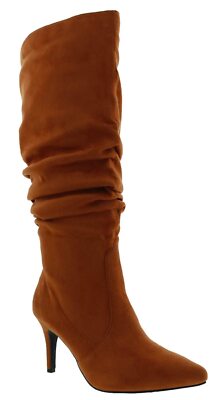 Bellini Women's Amp Heeled Dress Boot, Rust Microsuede, 12 Medium (B)